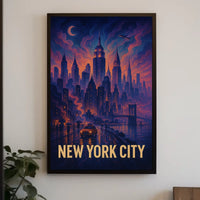 New York City Skyline Poster