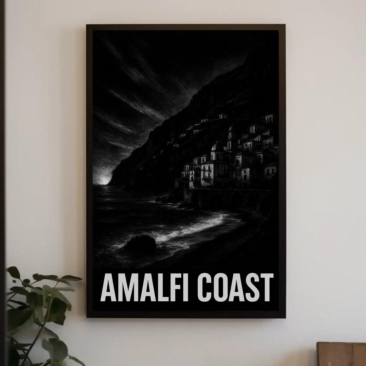 Amalfi Coast A Scenic Escape Poster