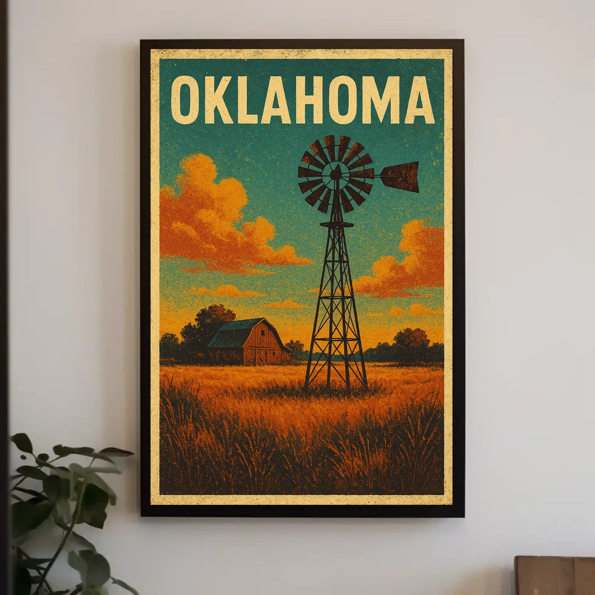 Oklahoma Landscape Poster