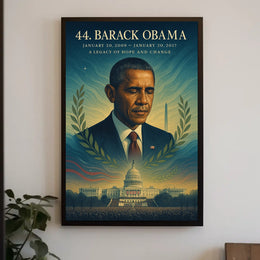 Legacy of Hope: Obama Era Presidential Poster