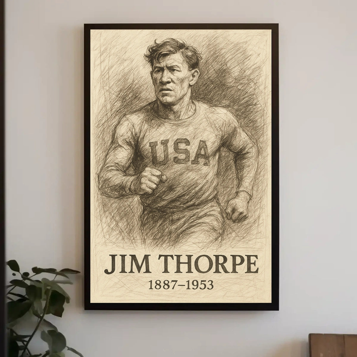 Jim Thorpe Tribute Poster