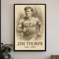 Jim Thorpe Tribute Poster