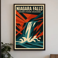 Niagara Falls NatureS Power Unleashed Poster