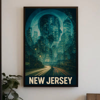 New Jersey Skyline Poster