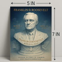 Franklin D. Roosevelt Poster PosterGoat