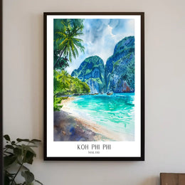 Koh Phi Phi Tropical Paradise Poster