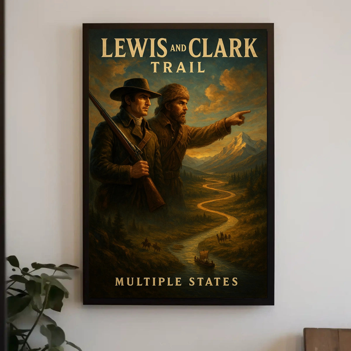 Lewis And Clark Trail Poster