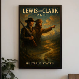 Lewis And Clark Trail Poster