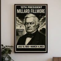 Millard Fillmore 13Th President Poster