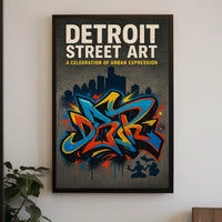 Detroit Street Art Wall Art Print PosterGoat