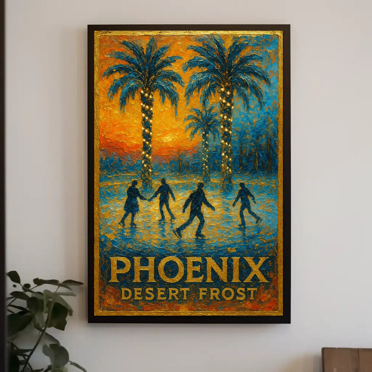 Phoenix Desert Frost Poster