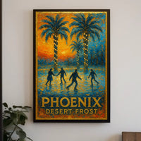 Phoenix Desert Frost Poster