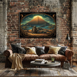 Mystical Journey In The Desert Poster