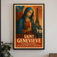 Saint Genevieve Patroness Of Paris Poster