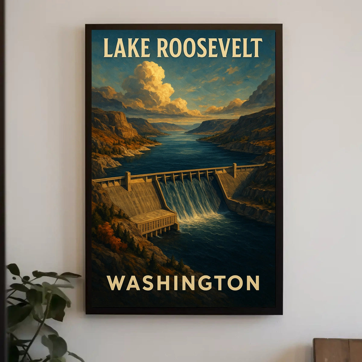 Lake Roosevelt Washington Poster
