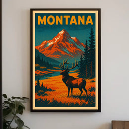 Montana Wilderness Poster