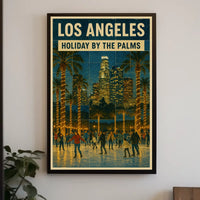 Holiday By The Palms In Los Angeles Poster