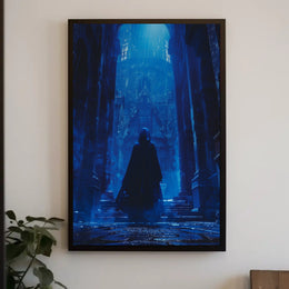 Mystical Gothic Cathedral Fantasy Art Poster PosterGoat
