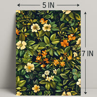 Vibrant Floral Tapestry William Morris Art Poster