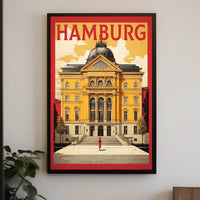 Hamburg Architectural Elegance Poster