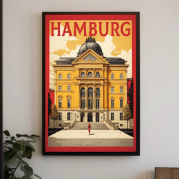Hamburg Architectural Elegance Poster