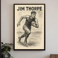 Jim Thorpe Athletic Legend Poster