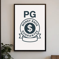 Money Back Guarantee Poster PosterGoat