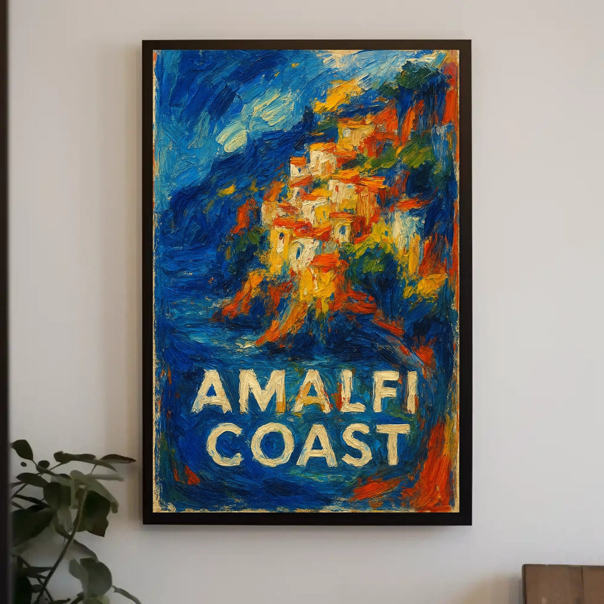 Amalfi Coast Poster Wall Art Coastal Decor 18x24 Scenic