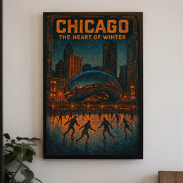 Chicago The Heart of Winter Poster