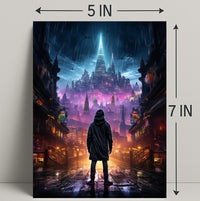 Journey To The Neon City Poster