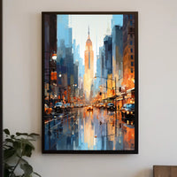 Urban Reflections Poster PosterGoat