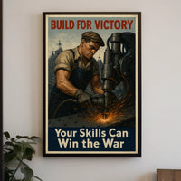 Build for Victory Poster