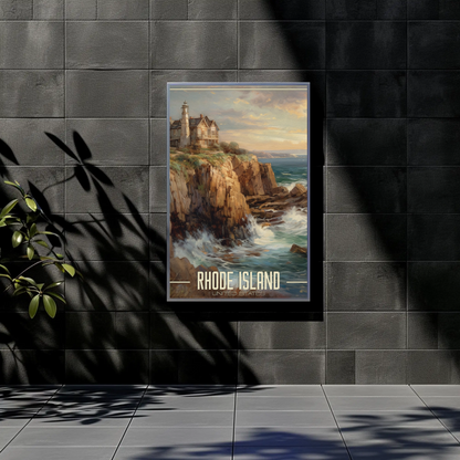 Vintage Poster - Rhode Island Newport United States