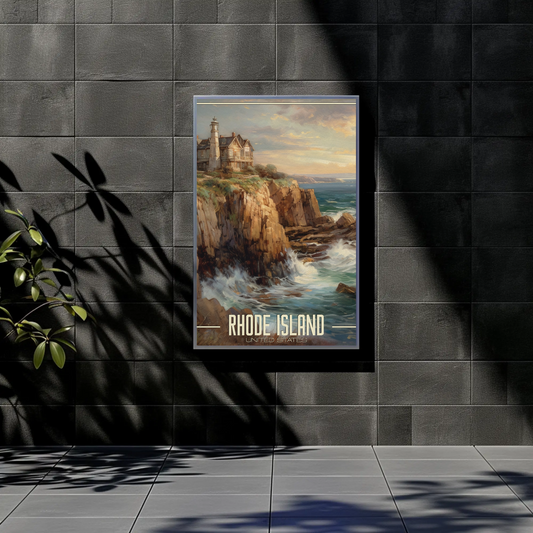 Vintage Poster - Rhode Island Newport United States