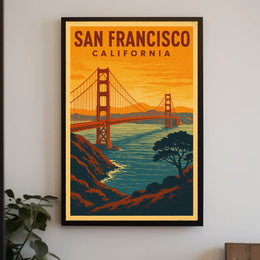 San Francisco Golden Gate Bridge Poster