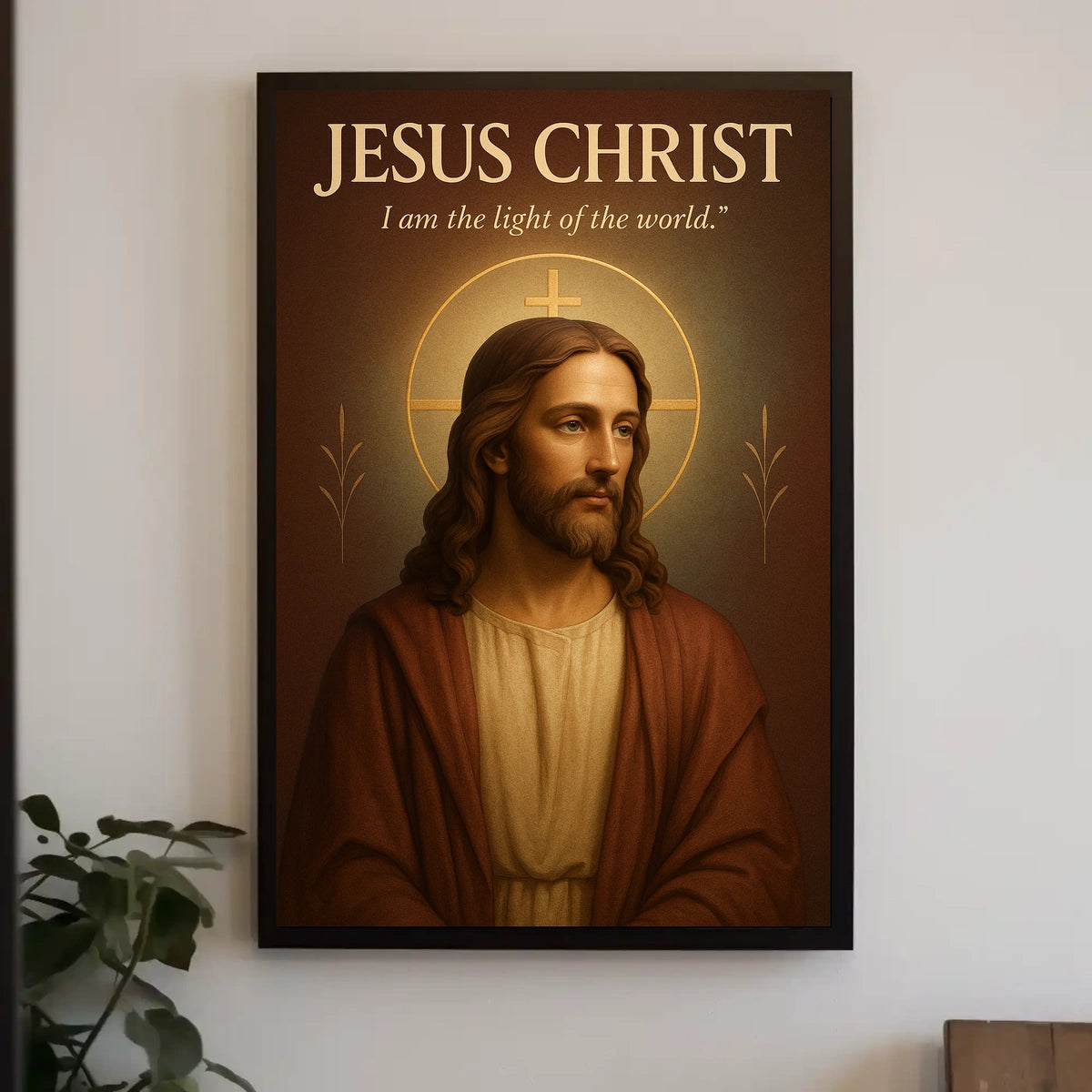 Jesus Christ Light Of The World Poster