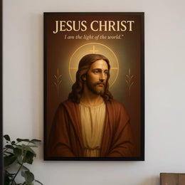 Jesus Christ Light Of The World Poster