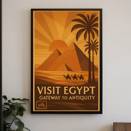 Visit Egypt Gateway to Antiquity Poster