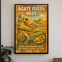 Agate Fossil Beds Fossil-Rich Miocene Poster