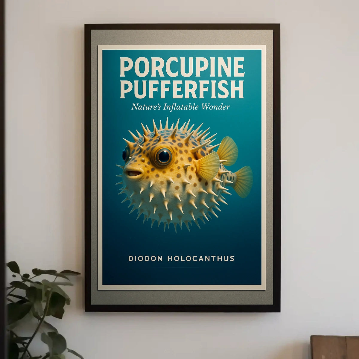 Porcupine Pufferfish Natures Inflatable Wonder Poster