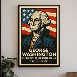 George Washington 1st President Poster