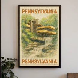 Pennsylvania Architectural Marvel Poster