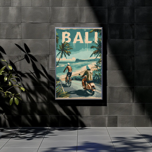 Bali Vintage Poster