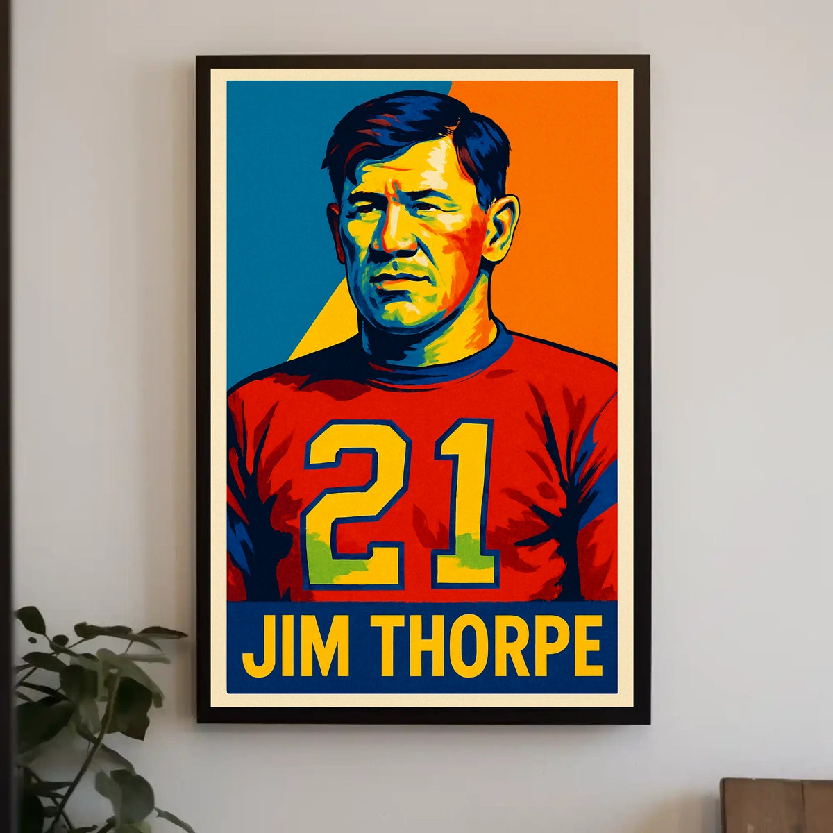 Jim Thorpe Legendary Athlete Poster