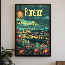 Florence Cathedral Vintage Artistry Poster