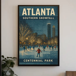 Atlanta Winter Wonderland Poster