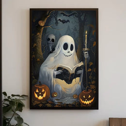 Ghostly Tales in the Pumpkin Patch Poster