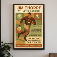 Jim Thorpe Legendary Athlete Jim Thorpe Poster