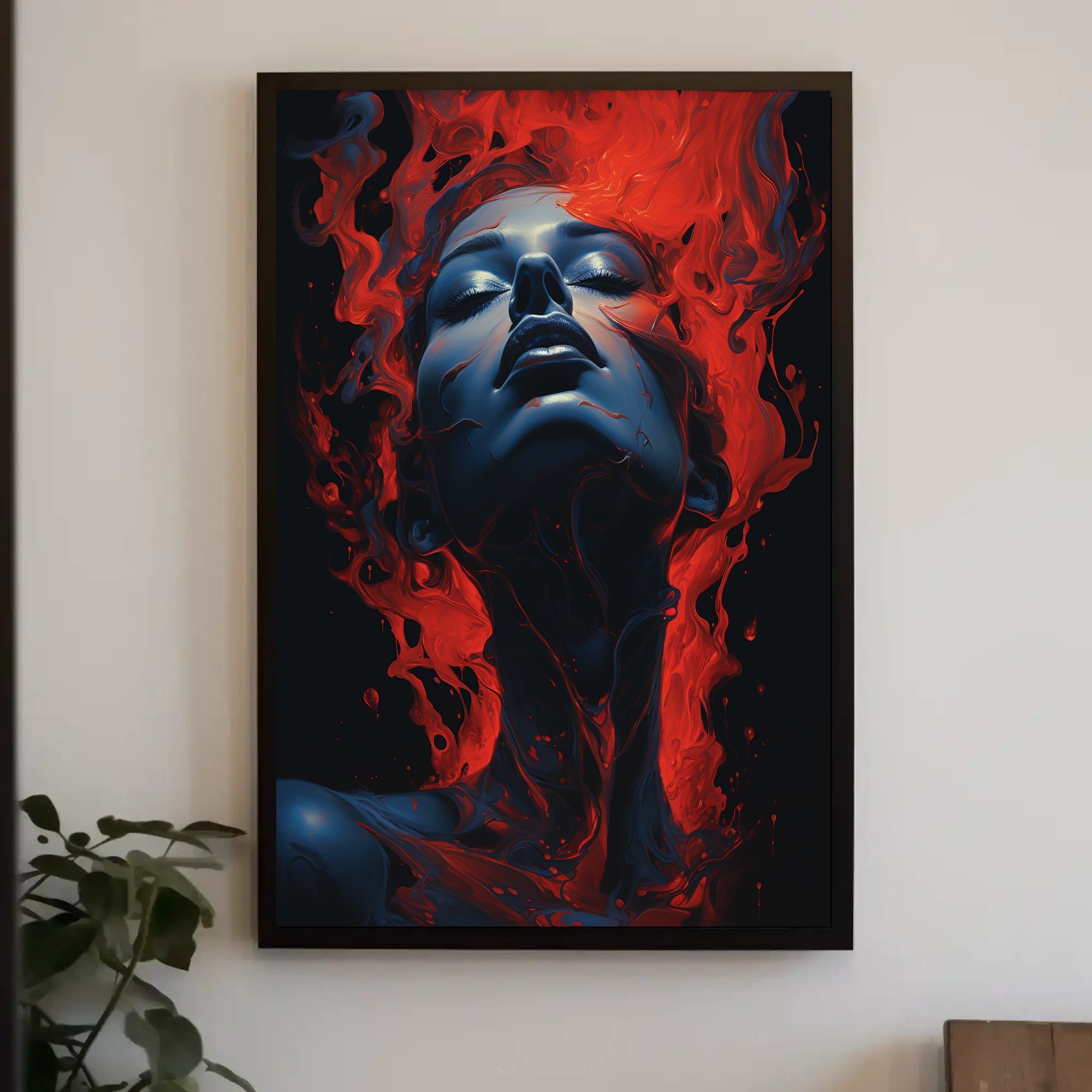Fiery Elegance Poster