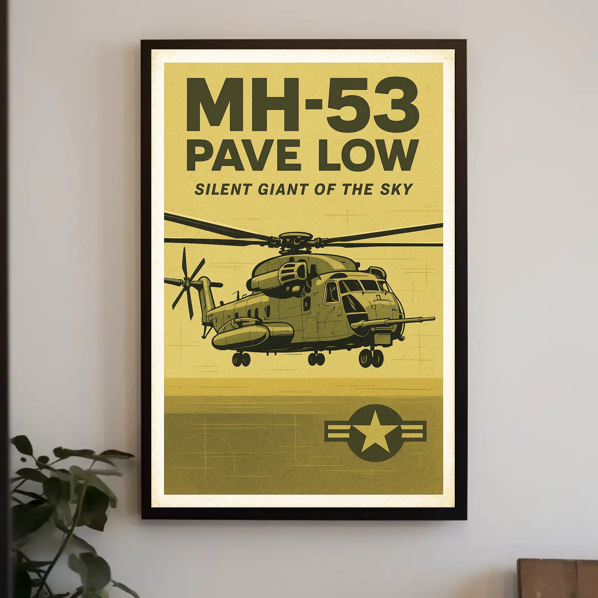 MH-53 Pave Low Silent Giant of the Sky Poster